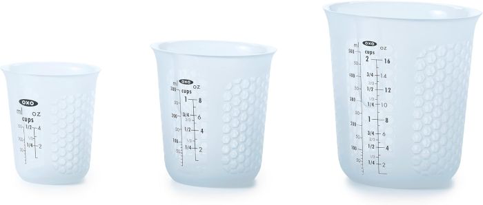 OXO Good Grips Squeeze & Pour Silicone Measuring Cup Set
